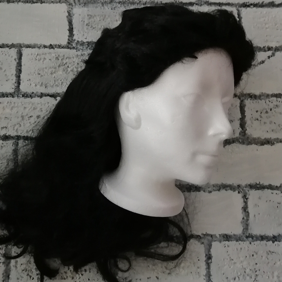 Long black hair mullet - Picture 2 of 2